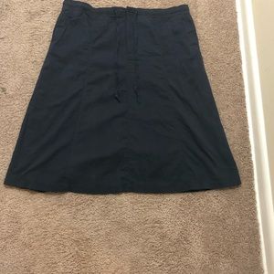 Eddie Bauer Navy Blue Skirt